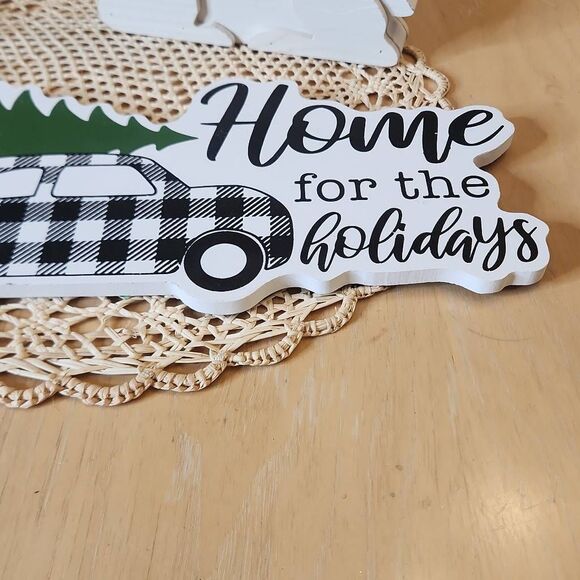 Christmas decor reindeers and signs  Home for the holiday and Joy - Picture 5 of 5